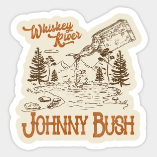 Whiskey River Sticker